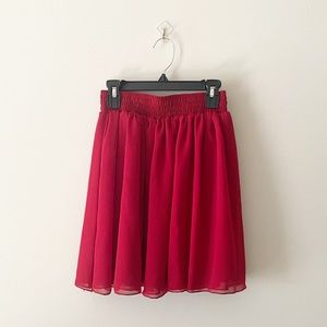 AMERICAN APPAREL | Chiffon Mini Skirt